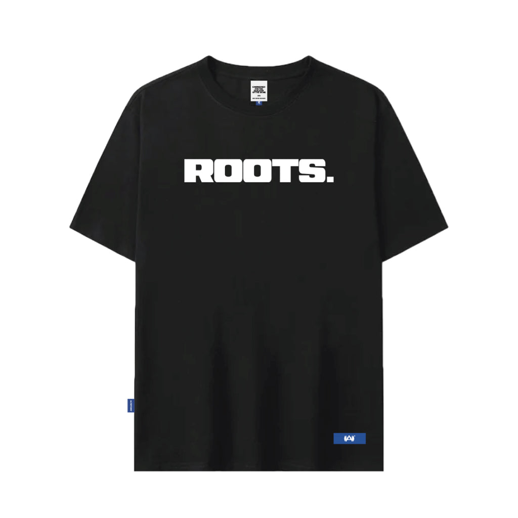 ROOTS Black - Shortsleeve T-Shirt
