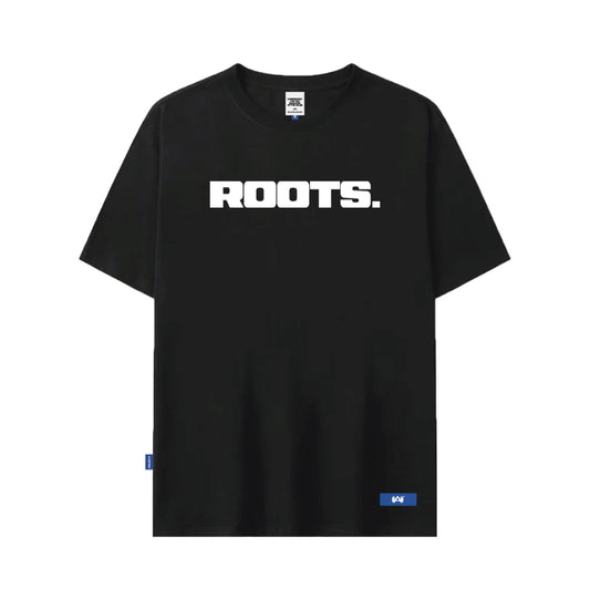 ROOTS Black - Shortsleeve T-Shirt